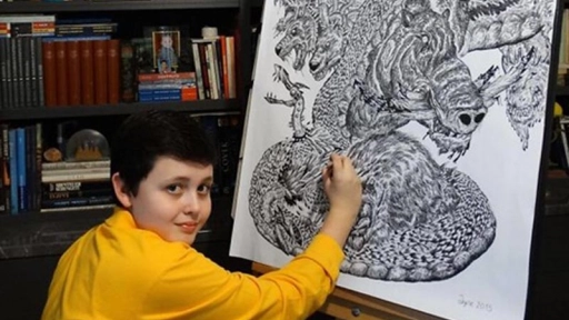 Tiene quince años y ya impresiona con sus increíbles retratos de animales