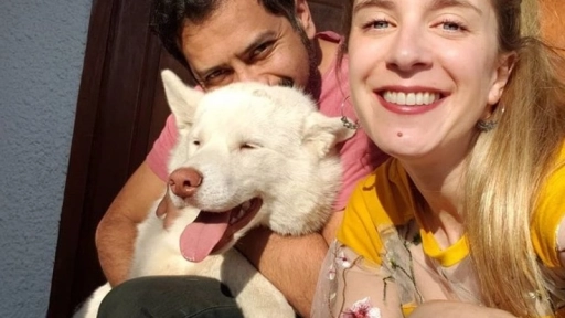 Alison Mandel celebra mejoría de su perro