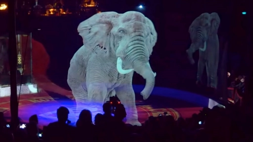 Circo alemán utiliza hologramas en lugar de animales