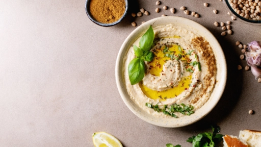 Hummus: Picoteo saludable para Año Nuevo