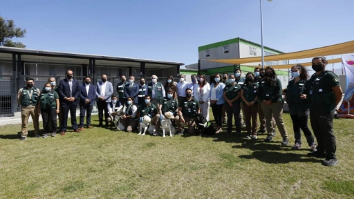 Inauguran dependencias de la Escuela Brigada Canina SAG en aeropuerto de Santiago