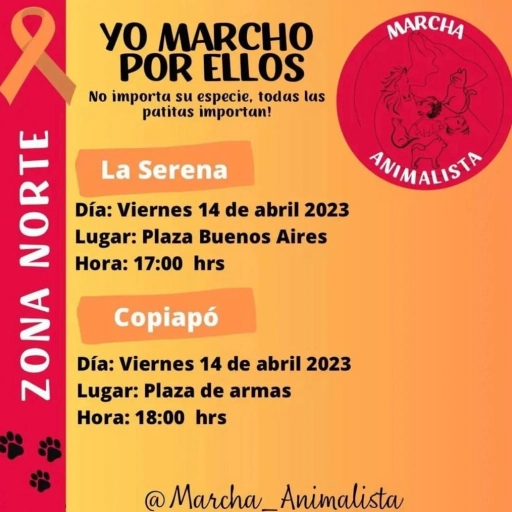 Marcha Zona Norte / @marcha_animalista