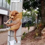 Colombia: Perro fue amarrado a un poste por hacer sus necesidades