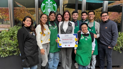  Starbucks Chile reconocido por esfuerzos para promover la inclusión en el lugar de trabajo