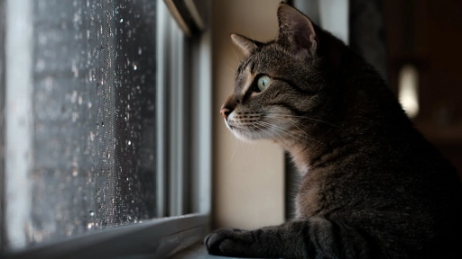 Sistema frontal: 5 consejos para cuidar a tu gato en días de lluvia