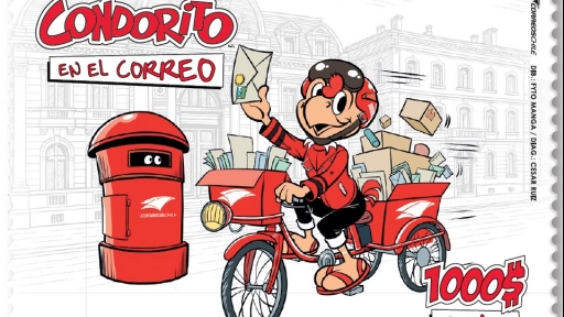 Condorito se toma el correo: Nuevo sello conmemora sus 75 años 