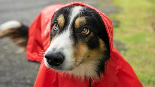 Ponle un impermeable a tu perro en días de lluvia