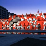 Desde Australia a Chile: La fauna ilumina La Moneda