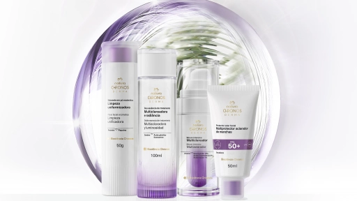 Natura presenta su nueva rutina Chronos Derma anti manchas con eficacia desde la primera aplicación