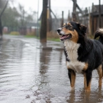 Perros y gatos: Recomendaciones para protegerlos durante un temporal
