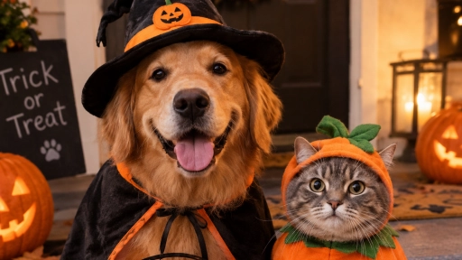 Dulces de Halloween pueden ser peligrosos para perros y gatos